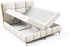 Boxspringbett Schlafzimmerbett CHARLIE 120x200cm Stoff Fibi Ecru Bild 4