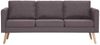 vidaXL 2-tlg. Sofagarnitur Stoff Taupe [276858] Bild 4