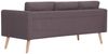 vidaXL 2-tlg. Sofagarnitur Stoff Taupe [276858] Bild 5
