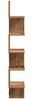vidaXL Wand-Eckregal Altholz-Optik 20x20x127,5 cm Holzwerkstoff 856614 Bild 5