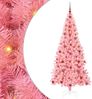 vidaXL Weihnachtsbaum mit 300 LEDs mit Ständer Rosa 210 cm PVC 3396438 Bild 2