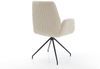 Esszimmerstuhl Zoa-Flex Cord Beige Kreuzgestell konisch Schwarz Taschenfederkern Bild 5