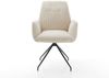 Esszimmerstuhl Zoa-Flex Cord Beige Kreuzgestell konisch Schwarz Taschenfederkern Bild 2