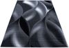 Kurzflor Teppich Pago rechteckig - 240x340 cm - Schwarz Bild 3
