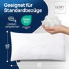 LILENO HOME Allergiker Kopfkissen 40x80 (1er Set) – 95°C waschbar, Oeko-Tex & Made in DE – Kissen 40x80 anpassbar für himmlischen Schlaf – Haut schmeichelndes & geruchsfreies Pillow Bild 2
