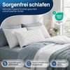 LILENO HOME Allergiker Kopfkissen 40x80 (1er Set) – 95°C waschbar, Oeko-Tex & Made in DE – Kissen 40x80 anpassbar für himmlischen Schlaf – Haut schmeichelndes & geruchsfreies Pillow Bild 4