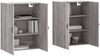 vidaXL Wandschränke 2 Stk. Grau Sonoma 69,5x34x90 cm 3195601 Bild 3