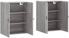 vidaXL Wandschränke 2 Stk. Grau Sonoma 69,5x34x90 cm 3195601 Bild 4