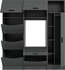 Waschmaschienenumbau Set (B/H/T: 166x195x68 cm) in anthrazit Nachbildung Bild 3