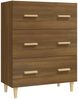 vidaXL Sideboard Braun Eichen-Optik 70x34x90 cm Holzwerkstoff 817347 Bild 2