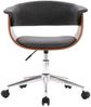 vidaXL Esszimmerstuhl Drehbar Grau Bugholz und Stoff 287401 Bild 3