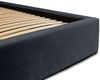 Polsterbett Doppelbett Bett AMADA 140x200cm Komplettset in Stoff Ditra Dunkelblau Bild 4