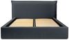 Polsterbett Doppelbett Bett AMADA 140x200cm Komplettset in Stoff Ditra Dunkelblau Bild 2