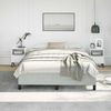 vidaXL Bettgestell ohne Matratze Hellgrau 152x203 cm Queen-Size Samt 347357 Bild 3