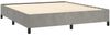vidaXL Bettgestell ohne Matratze Hellgrau 152x203 cm Queen-Size Samt 347357 Bild 5