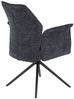 Stuhl Dora I / DOREEN I S, Webstoff, Anthrazit, 63 x 91 x 63 cm Bild 4