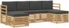 vidaXL Sofagarnituren 6 pcs Weiß und Anthrazit 245 x 122,5 x 73 cm 3392257 Bild 2