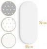 Totsy Baby Spannbettlaken Kinderwagen Stubenwagen Set - 2 x Bezug + wasserdicht Matratzenschoner Bild 2