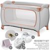 Hauck Baby-Reisebett Sleep N Play Go Plus XXL Set - Dusty Cork, Kinder Reisebett mit Matratze, Spannbettlaken & Insektenschutz faltbar Bild 2