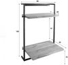 KAWOLA Schreibtisch AIDY Bürotisch Akazie massiv natur 100 x 45 x 65 cm Bild 5
