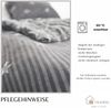 Fleece Bettwäsche mit Sternenmuster in Grau Kuschelig und Weich aus Polyester 135x200 cm Bild 5