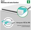 Boxspringmatratze Schlaftroll 7-Zonen Taschenfederkernmatratze, Schlaftroll, 24 cm hoch, 90x200, 140x200 und weitere Größen Wendematratze H3/H4 – 7-Zonen,24 cm Bild 2