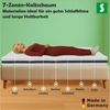 Boxspringmatratze Schlaftroll 7-Zonen Taschenfederkernmatratze, Schlaftroll, 24 cm hoch, 90x200, 140x200 und weitere Größen Wendematratze H3/H4 – 7-Zonen,24 cm Bild 3