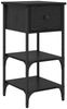 vidaXL Nachttisch Schwarz Eichen-Optik 33,5 x 36 x 70 cm Holzwerkstoff 871240 Bild 2