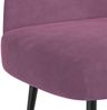 vidaXL Gepolsterte Bank mit Rückenlehne Lila 110 x 60 x 76 cm Samt 42040798 Bild 5