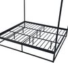 Himmelbett Kristianstad Metall 180x200 cm Schwarz [en. casa] Bild 4