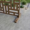 Trennwand Bernalda 180x90 cm Stahl Braun [casa. pro] Bild 5