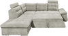 Ecksofa Medan von Ed Exciting Design Stone – Modernes Sofa mit Schlaffunktion & Glow Mikrofaser Bild 4