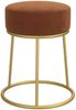 vidaXL Runder Hocker Braun Samt 340259 Bild 3