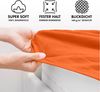 Jacobson Jersey Spannbettlaken Spannbetttuch Baumwolle Bettlaken (120x200-130x200 cm, Orange) Bild 2