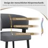 MODFU Esszimmerstuhl Make-up-Stuhl,Schminkstuhl,Luxusstuhl (6er Set Ergonomische Lammwollstoff-Stühle mit Metallbeinen – Verstellbare Füße, Komfort-Polster & Rückenstütze, 6 St) Bild 4