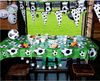 Boland Tischdecke PE Tischdecke Football Fußball Partydeko grün mit Bällen 120x180 cm, Praktisch, wasserabweisend und abwischbar Bild 3