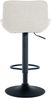CLP 2er Set Barhocker Minosa 360 drehbar mit Fußstütze,creme Stoff Bild 4