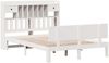 vidaXL Massivholzbett mit Regal ohne Matratze Weiß 150x200 cm Kiefer 3322695 Bild 3