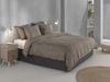 Zo! Home Cotton Bettwäsche 135x200 Paisley di Lino Palm Taupe braun meliert Bild 3