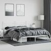Doppelbett, Bettgestell Modernen mit Kopfteil Metall Weiß 180x200 cm d774e Bild 4