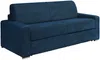 Vente-unique - CALITO Sofa SamtStoff Blau - B 223 cm94 cm x H 85 cm x L 216 cm Bild 2