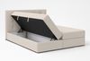 AX LIVING Baunei Boxspringbett 180x200 mit Bettkasten beiges Bett Bild 3
