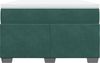 vidaXL Boxspringbett mit Matratze Dunkelgrün 120x200 cm Samt 3285278 Bild 4