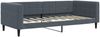vidaXL Tagesbett Ausziehbar mit Matratzen Dunkelgrau 90x190 cm Samt 3196729 Bild 4