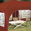 vidaXL Pop-up Partyzelt 575 x 288 x 245 cm Terrakotta Oxford-Stoff 42019897 Bild 3