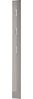 Germania Garderobenpaneel 3255-186, mit DREI ausklappbaren Kleiderhaken aus Metall, in Grau Hochglanz, 15 x 170 x 3 cm (BxHxT) Bild 3