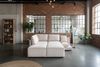 KAWOLA Schlafsofa SADIRA Ecksofa Cord cremeweiß Recamiere links 89 x 209 x 288 cm Bild 5