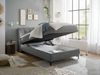 Boxbett >ATLANTIS 6< 120x200 cm Liegefläche, Bezug dark grey - 125x102x240cm (BxHxT) Bild 3