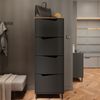 Schuhkipper Marelle Anthrazit/Artisan 60 x 167.4 cm mit 4 Fächern Vicco Bild 3