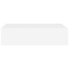 vidaXL Wandregal mit Schublade Weiß 40x23,5x10 cm MDF 330241 Bild 4